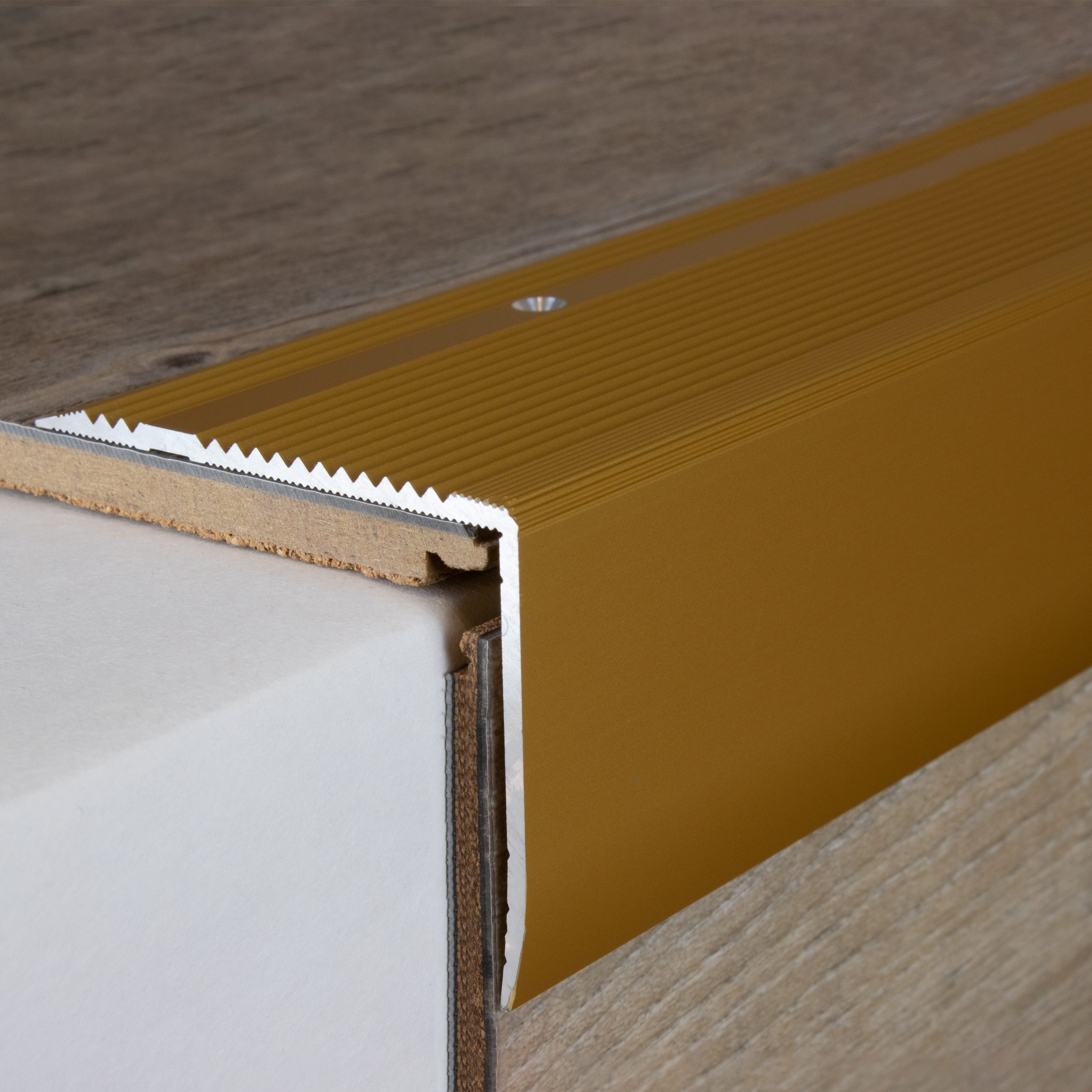 PROVISTON Treppenkanten- & Winkelprofile Höhe 55 mm Breite 69 mm Aluminium eloxiert