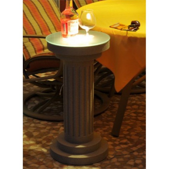 Dekosäule San Luca 166 beschichtet mit LED weiß