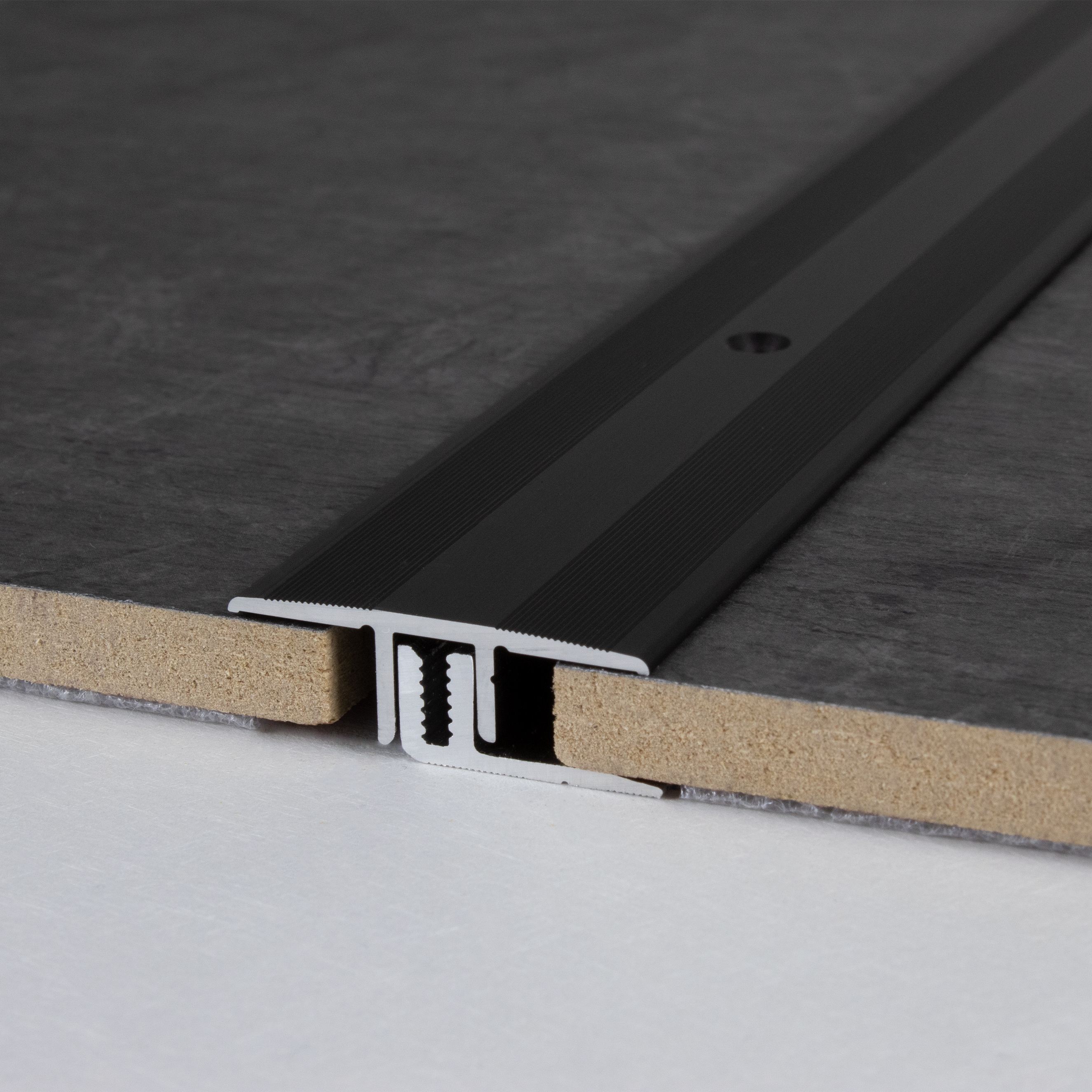 PROVISTON Übergangsprofil Calgary B 33 mm Einfasshöhe 7 - 15 mm Übergangsschiene Alu elox