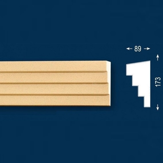 Wiesemann | Fassadenelement "FP33-b" | Endstück rechts | Fassadenstuck | Beschichtet