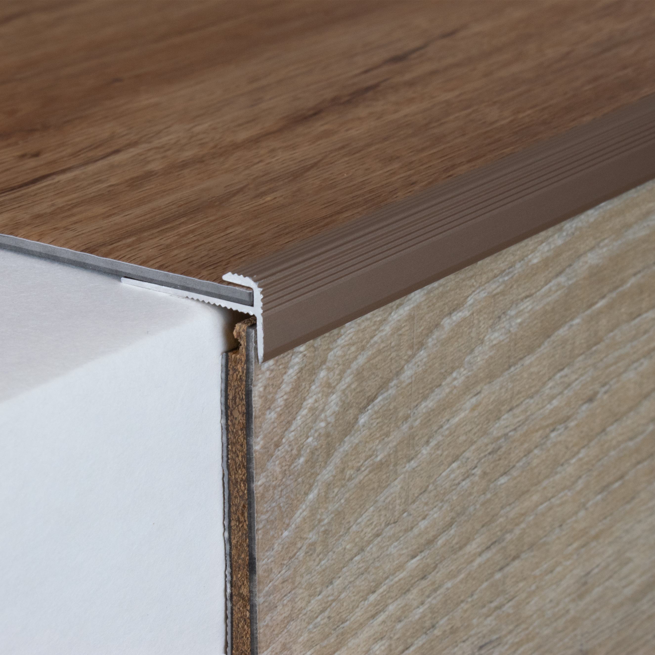 Abschlussprofil Höhe 10 mm Breite 25 mm Einfasshöhe 3 mm Einfassprofil Aluminium PROVISTON