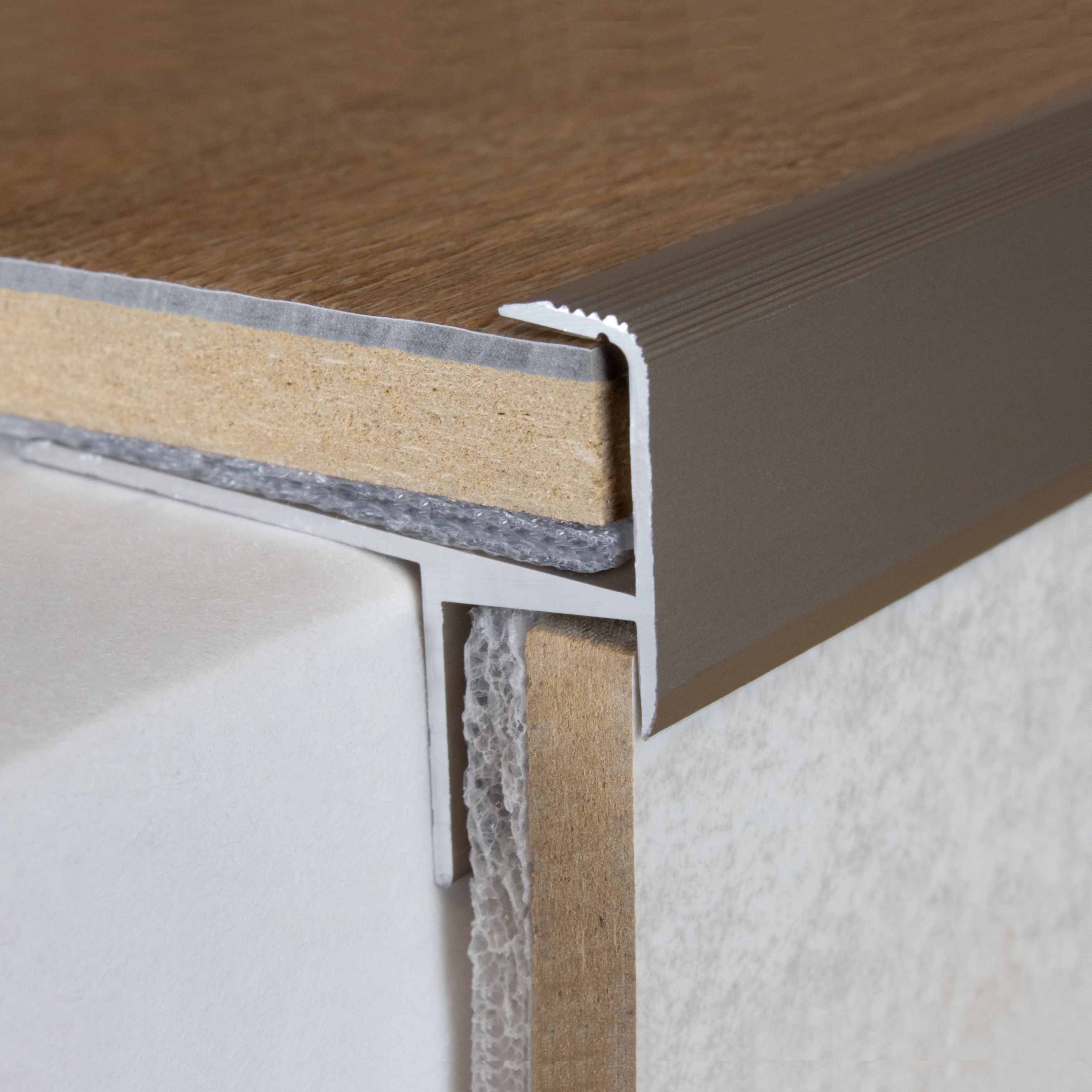 PROVISTON Treppenkanten- & Winkelprofile Cardale H 34.8 mm B 47.8 mm Einfasshöhe 13.3 mm