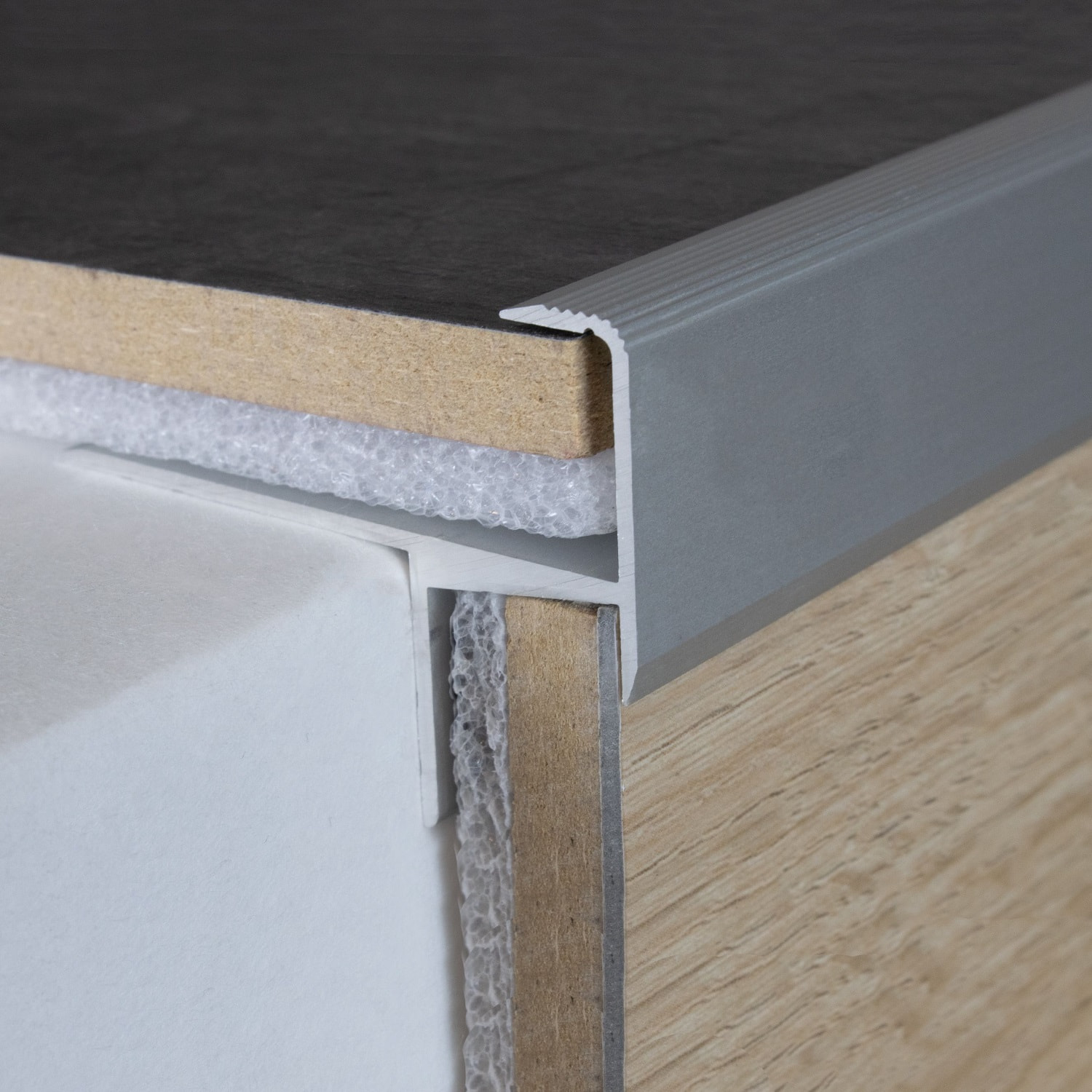 PROVISTON Treppenkanten- & Winkelprofile Springhill H 36.8 mm B 49.8 mm Einfasshöhe 15.3 mm