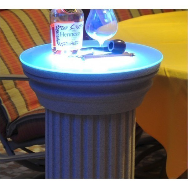 Dekosäule Rosarno 266 beschichtet mit LED blau