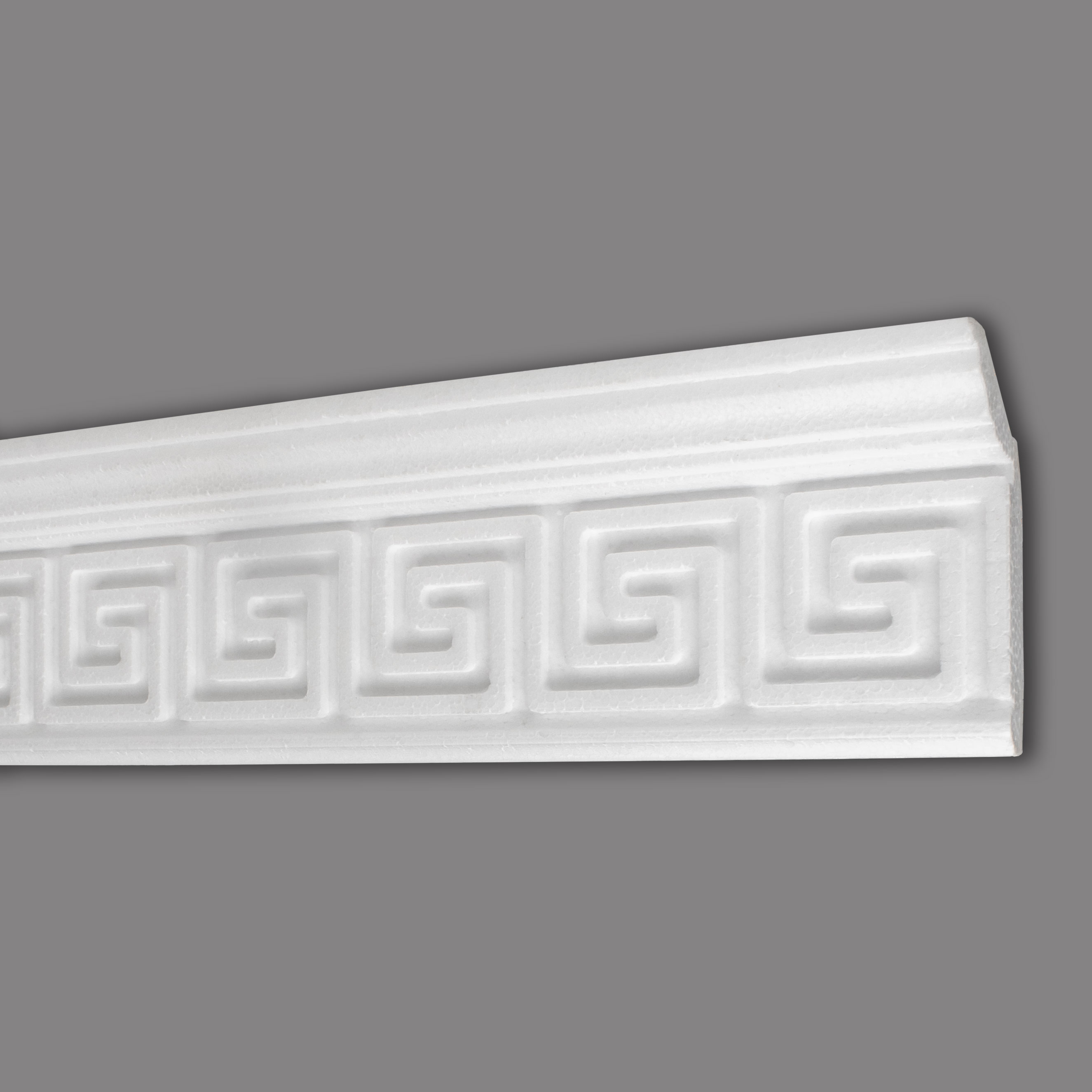 Marbet | Stuckleiste "B-21" | Styropor Deckenleiste | 28 x 73 x 2000 mm | Polystyrol Leiste | Weiß