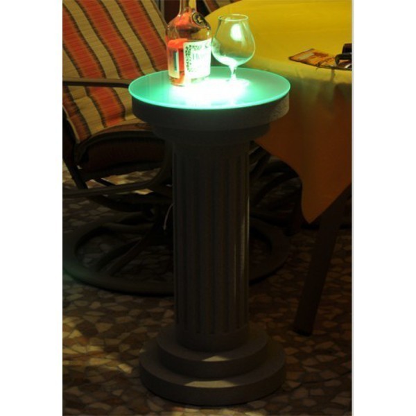 Dekosäule San Luca 166 beschichtet mit LED grün