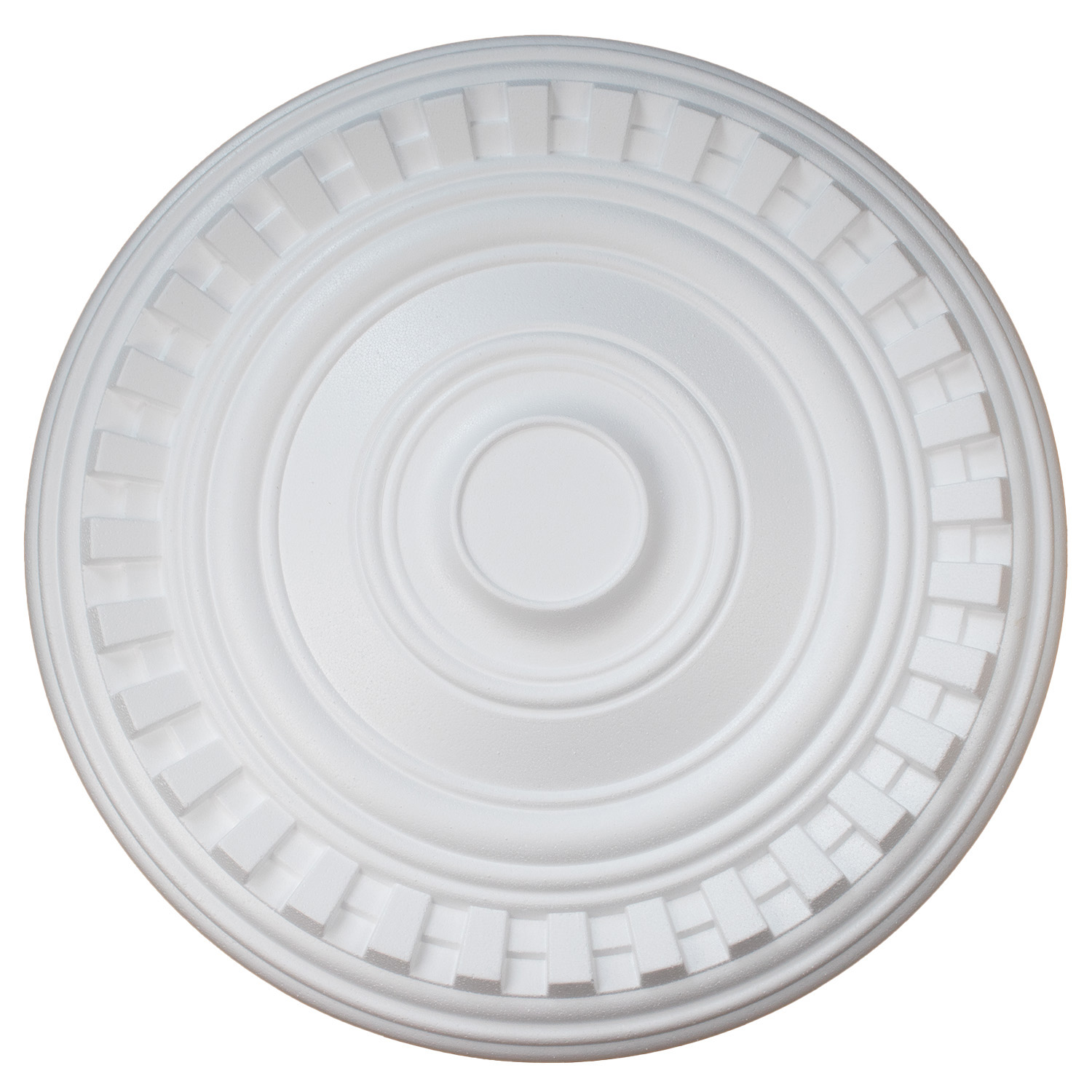 Marbet | Rosette "R27" | Ø 60 cm | Styropor | weiß