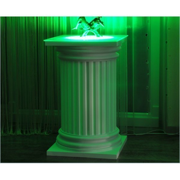 Dekosäule Lipari 386 mit LED grün