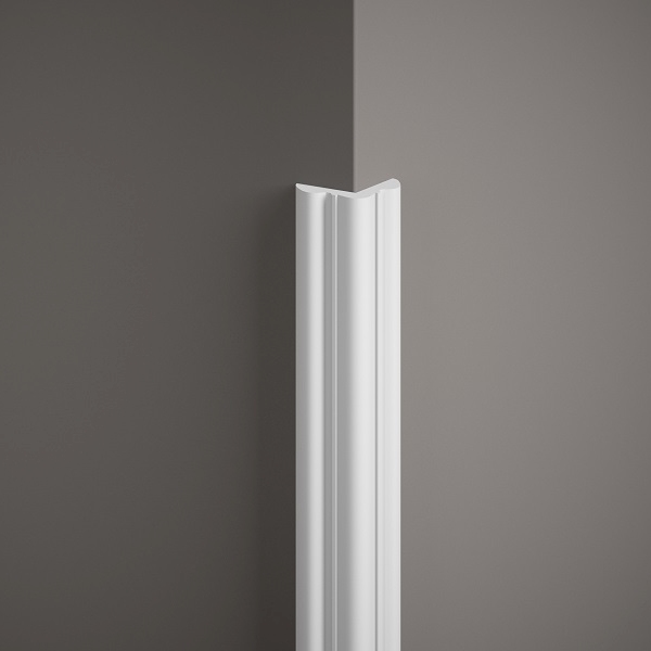 Eckschutzleiste MDB123 40 x 40 x 2000 mm Profoam Weiß Tapeteneckschutzleiste Mardom