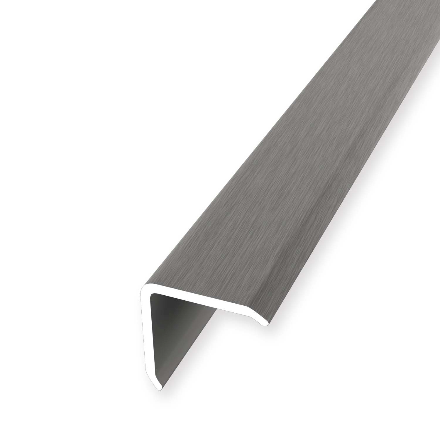 Eckschutzwinkel 20 x 20 x 2500 mm Aluminium Winkelprofil Glatt Ungebohrt Küberit