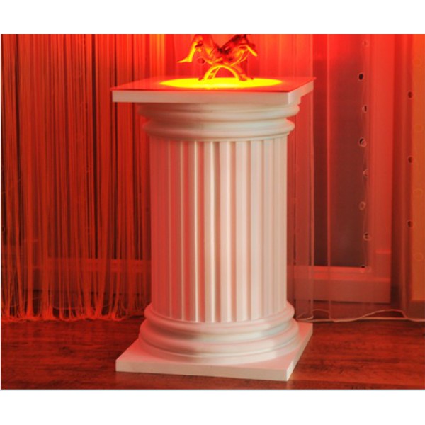 Dekosäule Lipari 386 mit LED rot