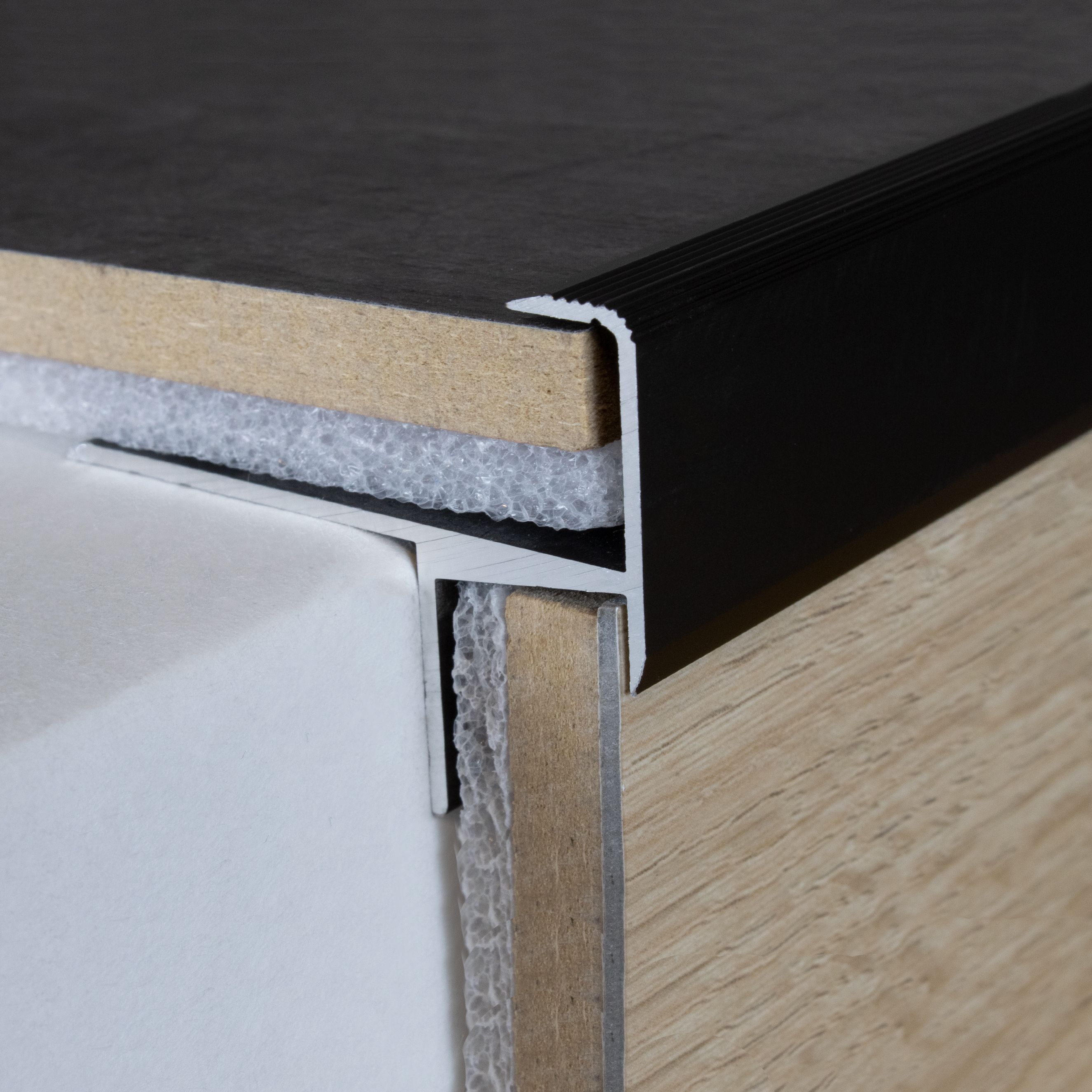 PROVISTON Treppenkanten- & Winkelprofile Springhill H 36.8 mm B 49.8 mm Einfasshöhe 15.3 mm