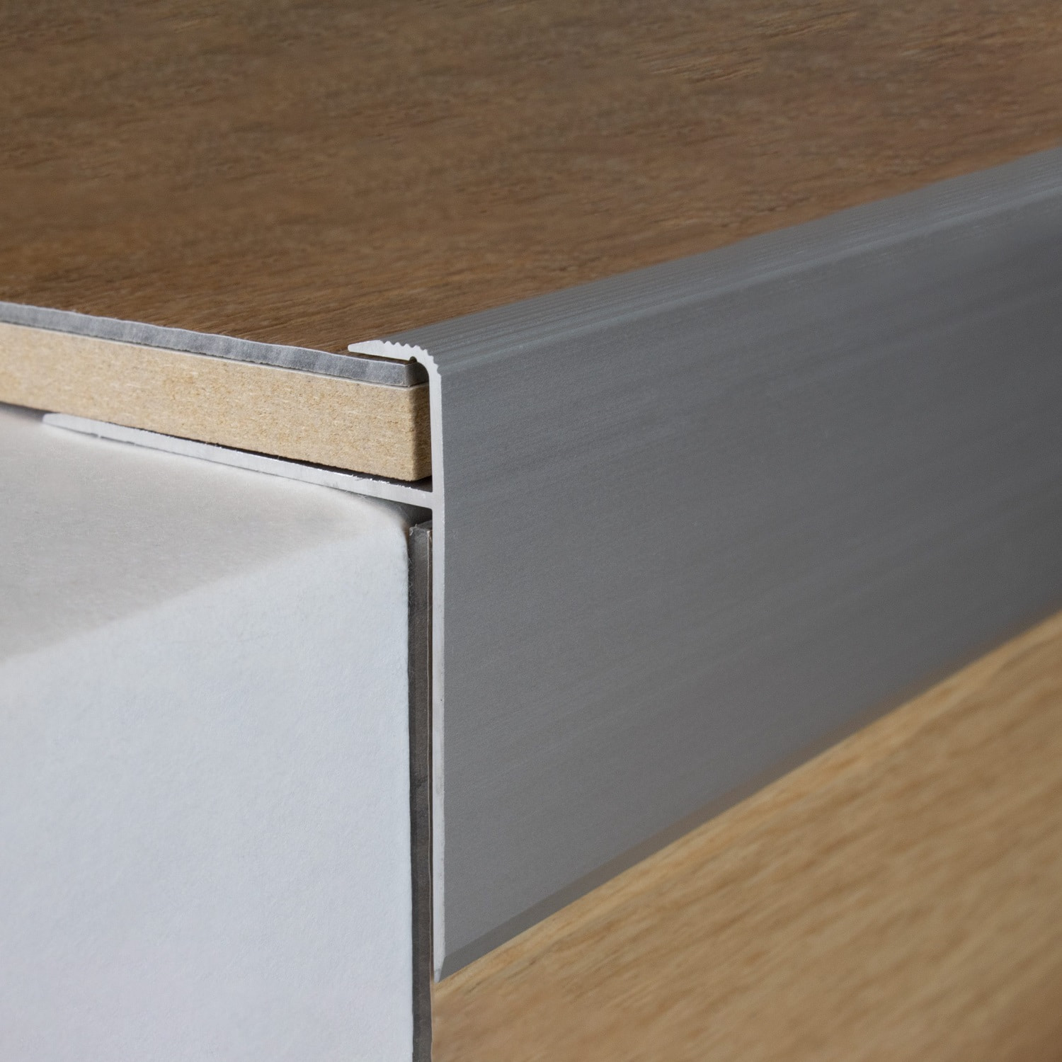 PROVISTON Einfass- & Abschlussprofile Castlebar H 54 mm B 50 mm Einfasshöhe 10 mm Alu elox