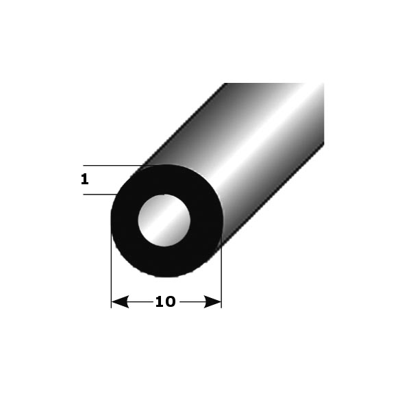 Rohr Montageprofil "Solana" Bauprofil, aus Aluminium-1-1 mm (Default)