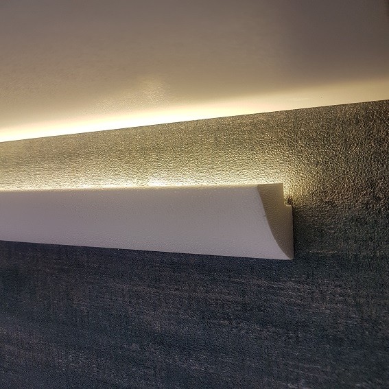 Lichtleiste Wiesemann "Pompei" - Stuckleiste für indirekte Beleuchtung